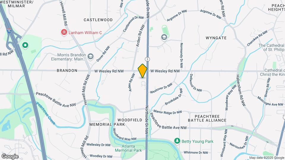 2670 Northside Dr NW Map and Location Details