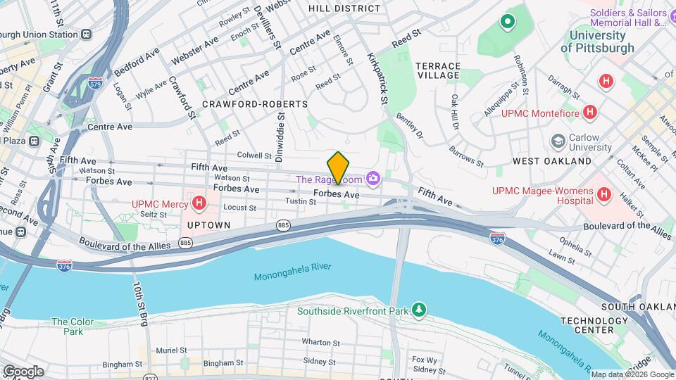 2015 Forbes Ave, Unit 1 Map and Location Details