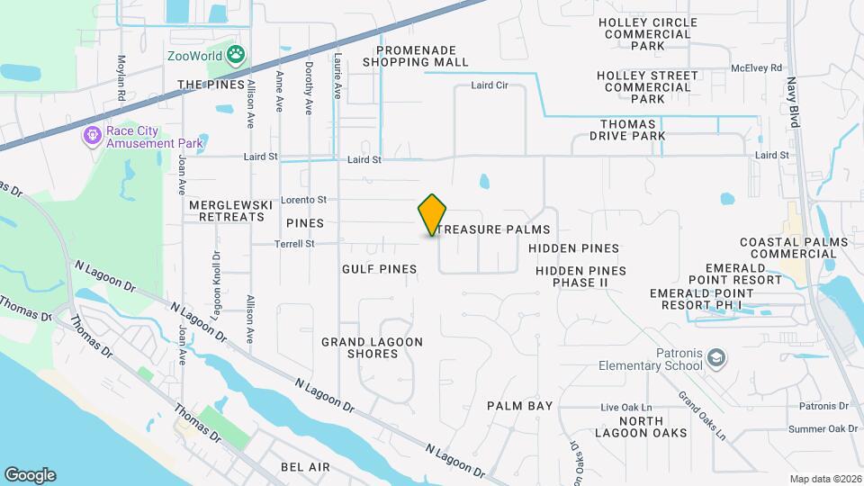 140 Treasure Palm Dr Map and Location Details