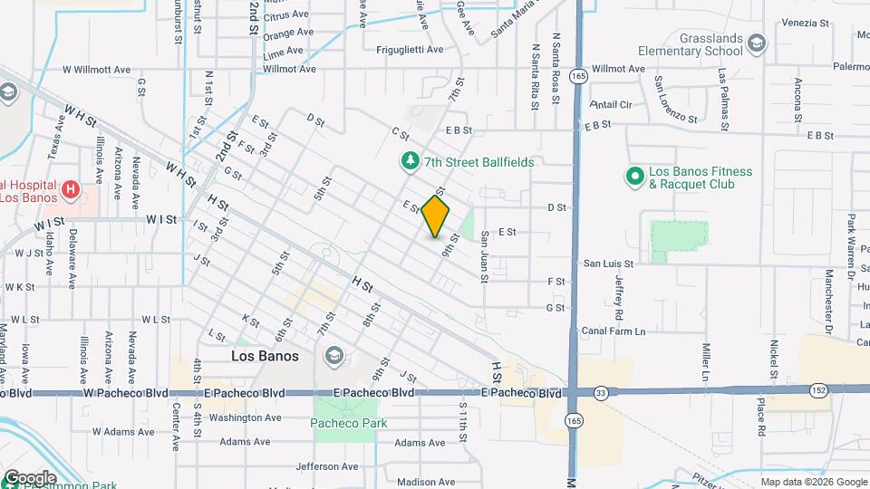 844 1/2 F St Mapa y Detalles de la Ubicación