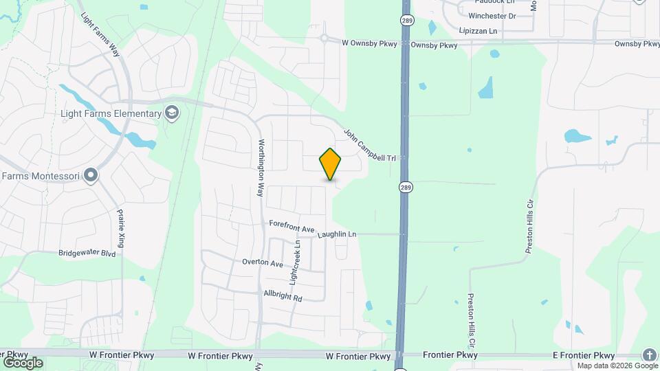 3900 Starlight Creek Dr Map and Location Details