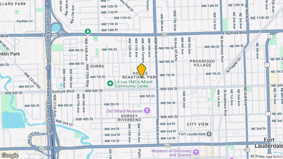 635 NW 10th Terrace Map and Location Details