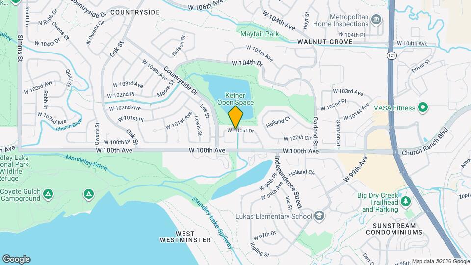 10120 W 101st Dr Map and Location Details