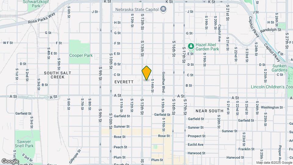 1318 B St Map and Location Details