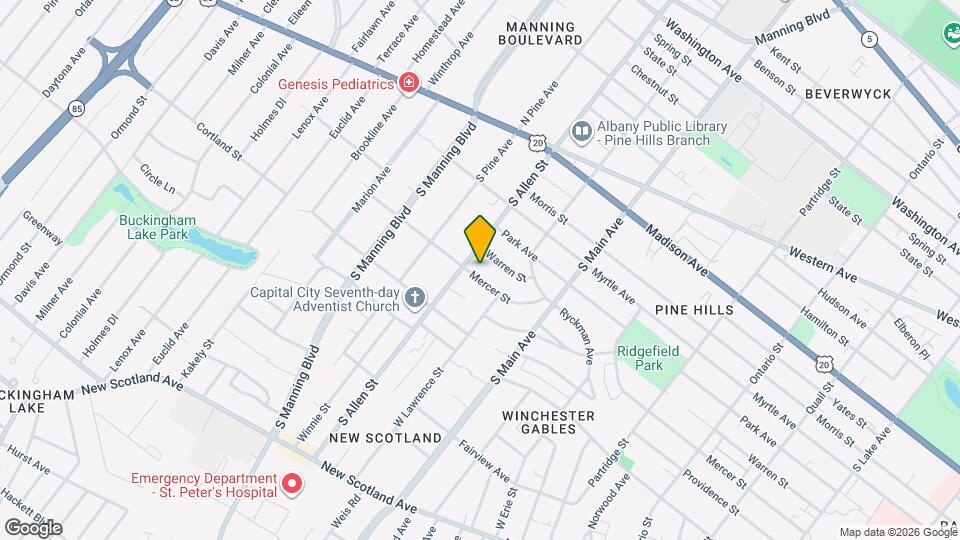 895 Mercer St, Unit Fl 2 Mapa y Detalles de la Ubicación