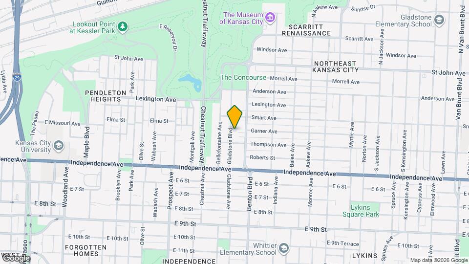 425 Gladstone Blvd Mapa y Detalles de la Ubicación