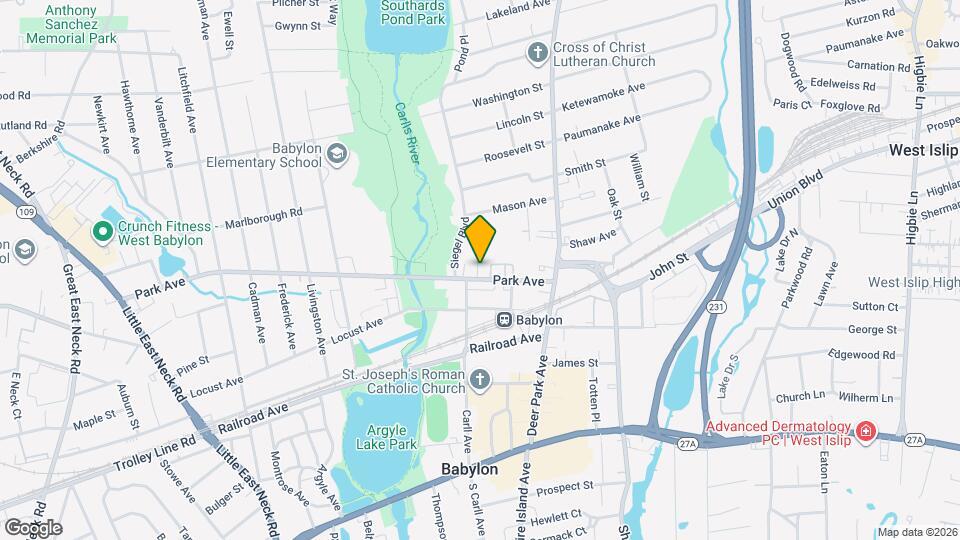 71 Park Ave Map and Location Details