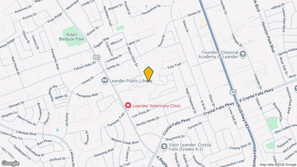 704 Aliso Trail Map and Location Details