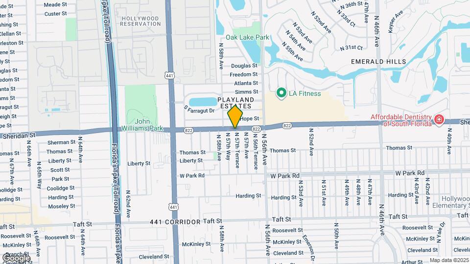 5730 Sheridan St Map and Location Details