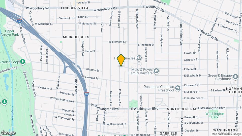 1674 El Sereno Ave Mapa y Detalles de la Ubicación