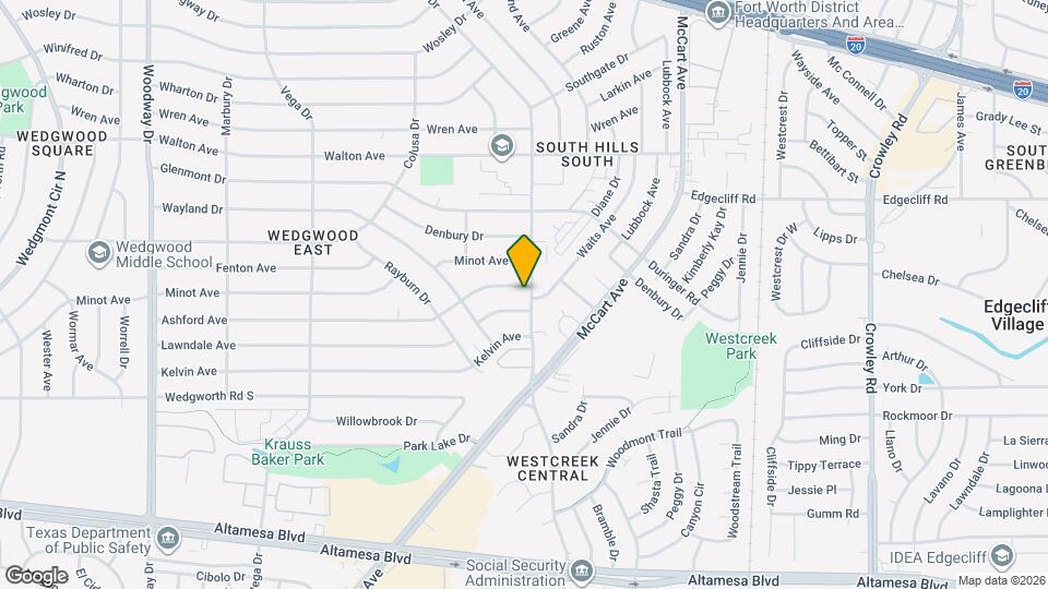 5934 Westcreek Dr Map and Location Details