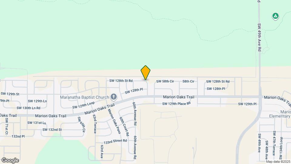 5984 SW 128th St Rd Map and Location Details
