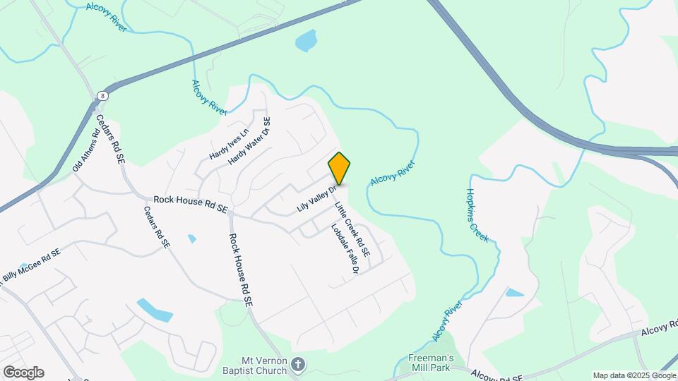 1990 Lily Valley Dr Mapa y Detalles de la Ubicación