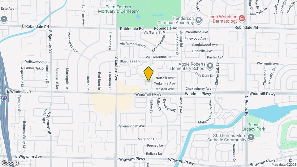 2696 Begonia Valley Ave Map and Location Details