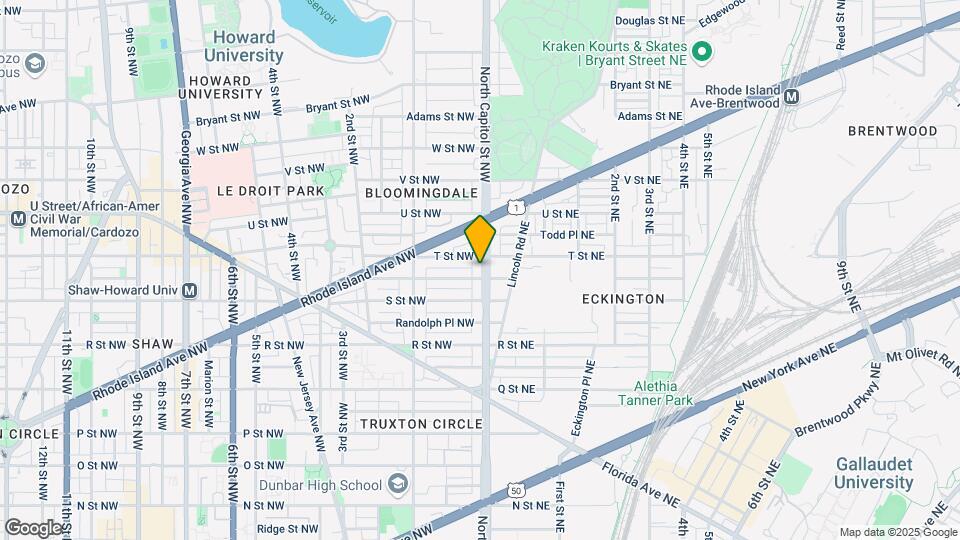 1828 North Capitol St NW Map and Location Details