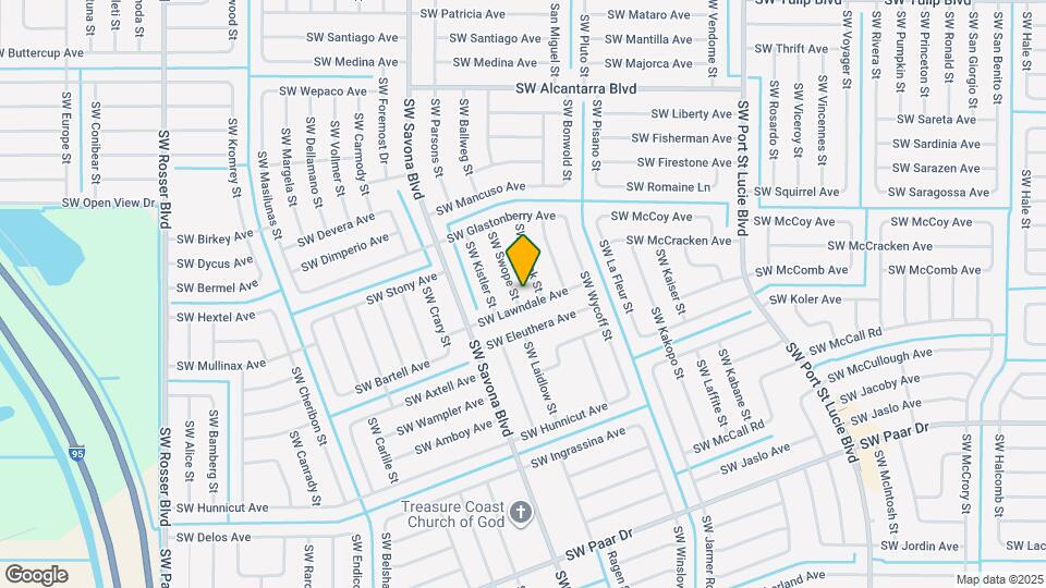 3789 SW Swope St Map and Location Details