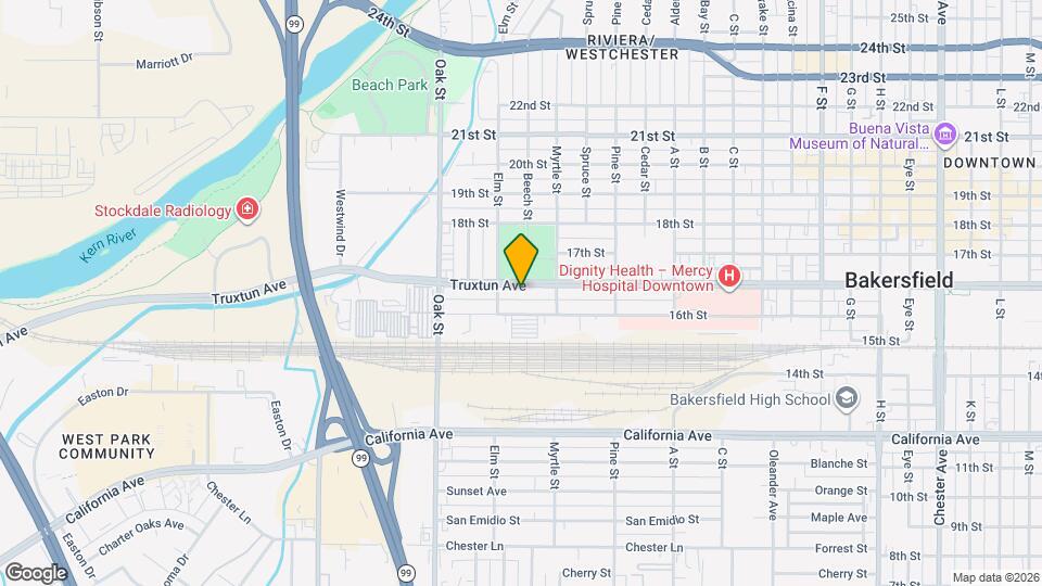 2907 Truxtun Ave Mapa y Detalles de la Ubicación