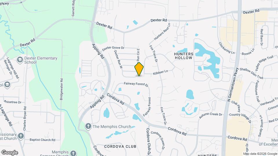 7653 Dexter Run Cir Map and Location Details