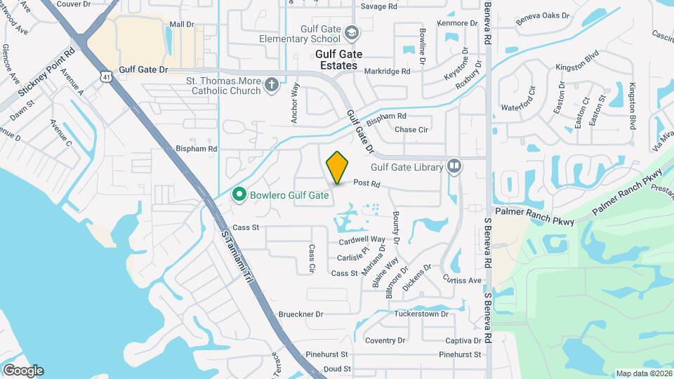 2512 Post Rd Map and Location Details