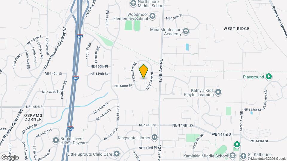 12200 NE 147th Pl Map and Location Details