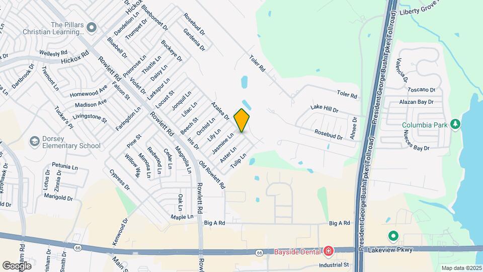 3513 Aster Ln Map and Location Details