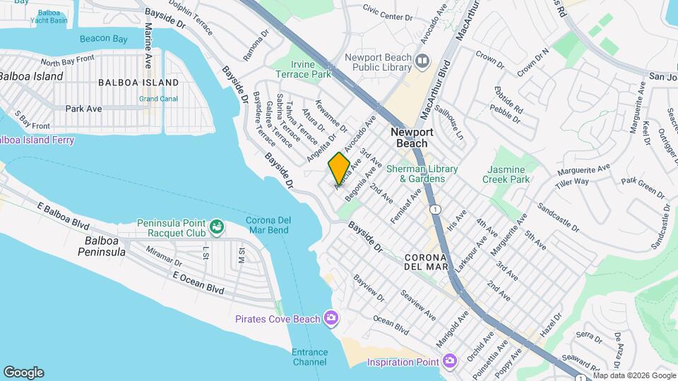 412 Acacia Ave Map and Location Details