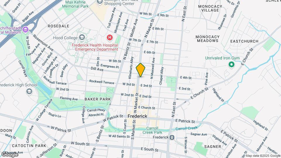 334 N Market St Map and Location Details