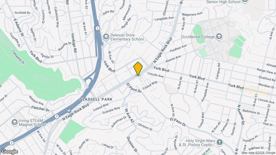 4320 N Eagle Rock Blvd Map and Location Details