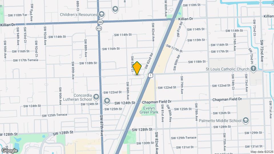 8283 SW 120th St Map and Location Details