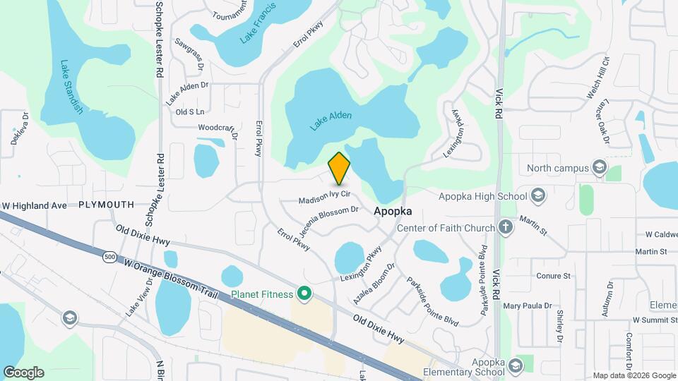 1838 Madison Ivy Cir Mapa y Detalles de la Ubicación