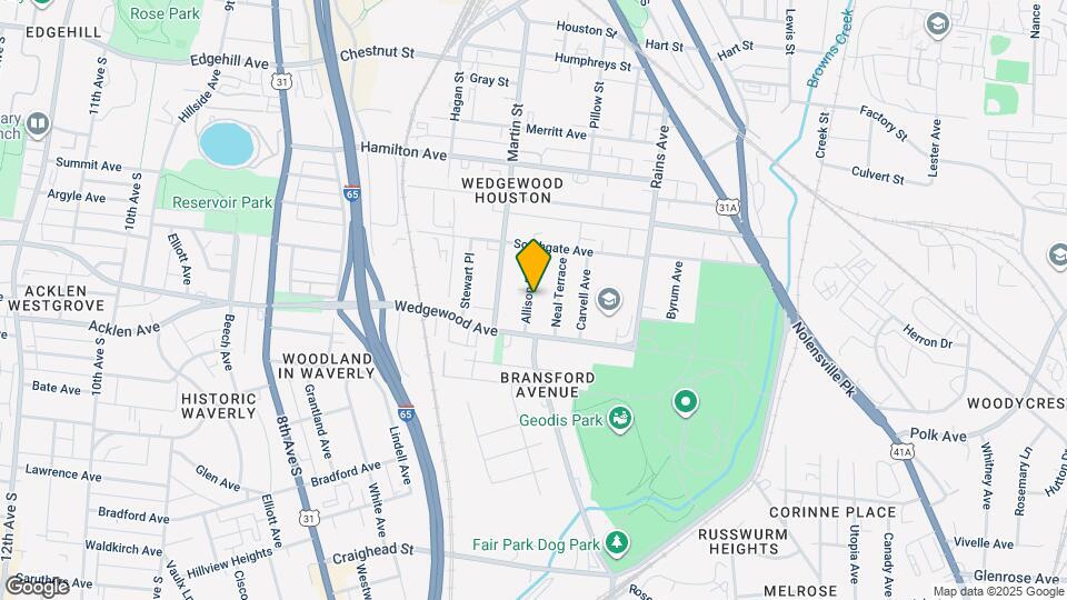 1806 Allison Pl Map and Location Details