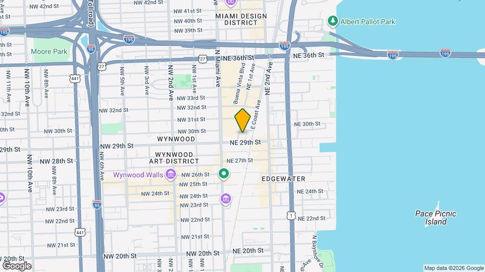 Cortland Midtown Miami Map and Location Details