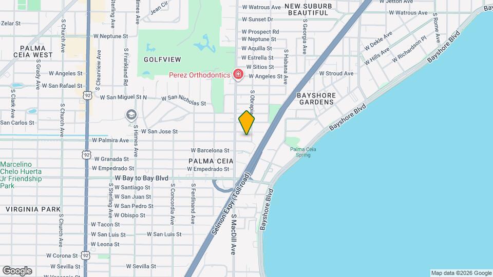 3007 W Palmira Ave Map and Location Details