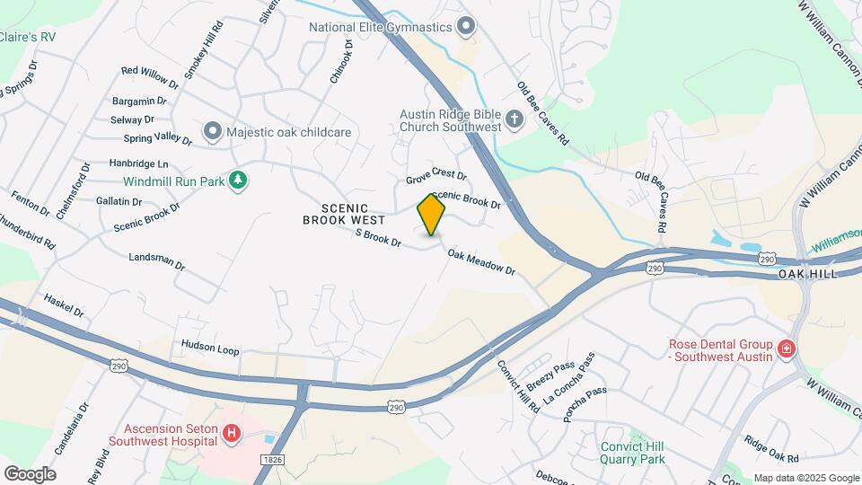 7102 S Brook Dr Map and Location Details