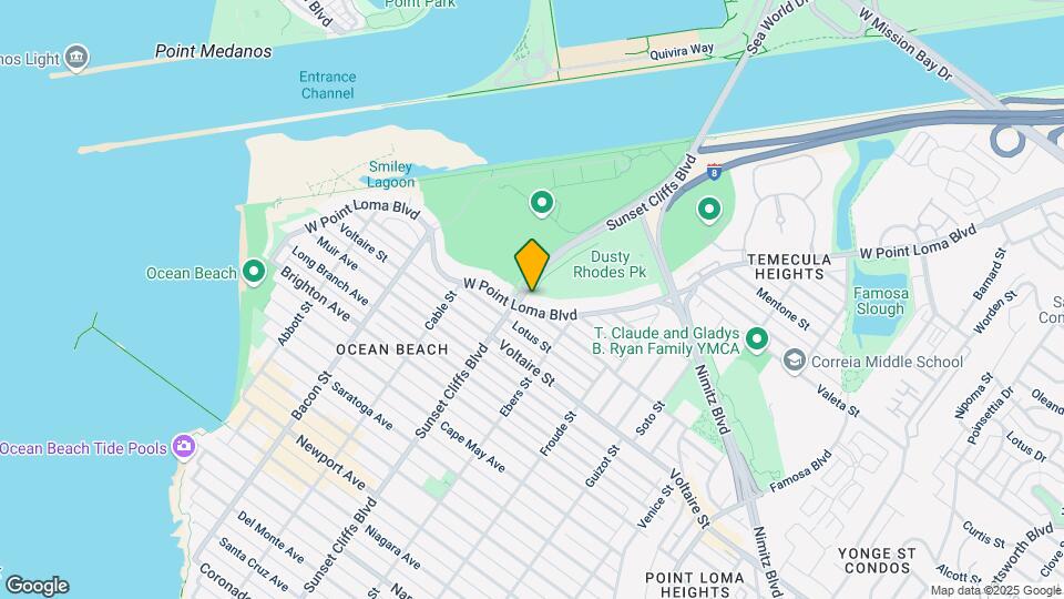4774-4780 W Point Loma Blvd Mapa y Detalles de la Ubicación