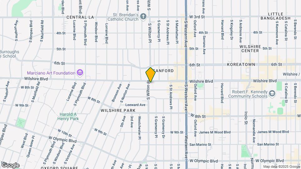 Nova Apartments on Wilshire Map and Location Details