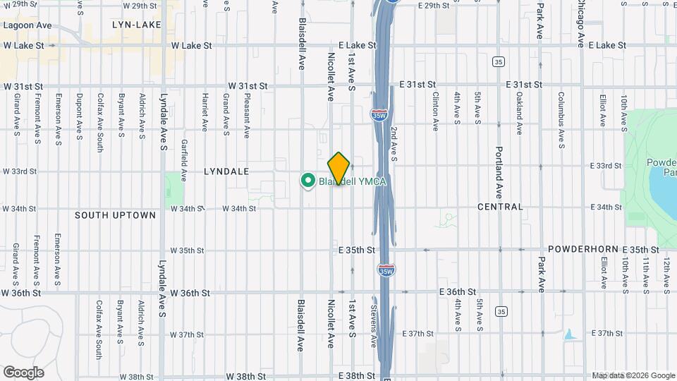 3329 Nicollet Ave Mapa y Detalles de la Ubicación