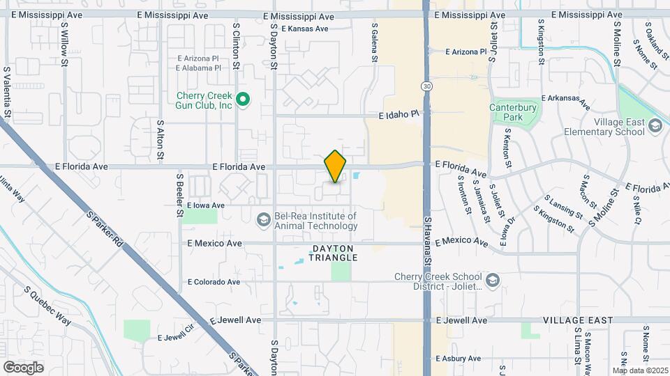 1535 S Florence Way Map and Location Details