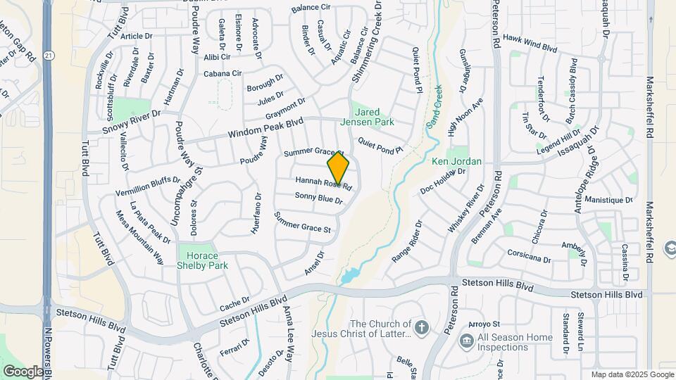 6597 Hannah Rose Rd Map and Location Details