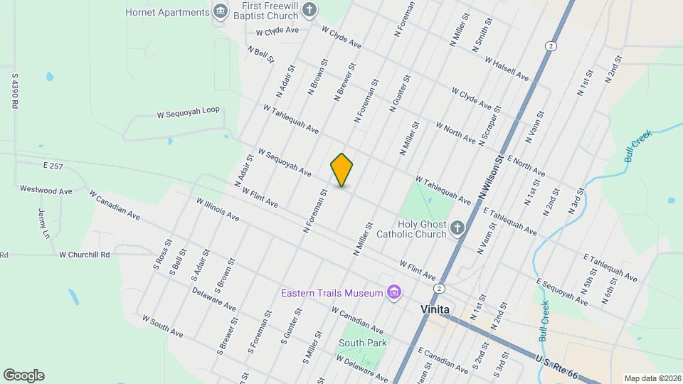 613 W Sequoyah Ave Map and Location Details