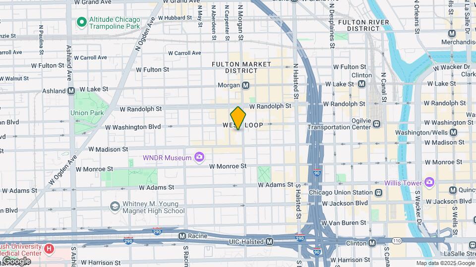 22 N Morgan St Map and Location Details