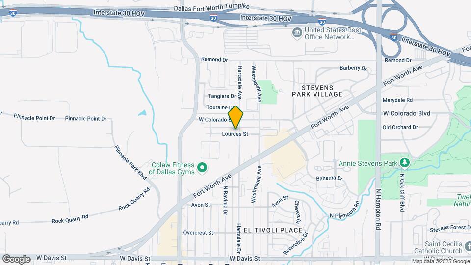 2927 Lourdes St Map and Location Details