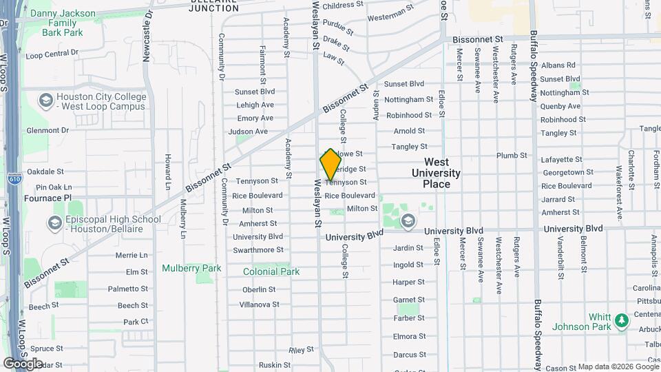 3917 Tennyson St Map and Location Details