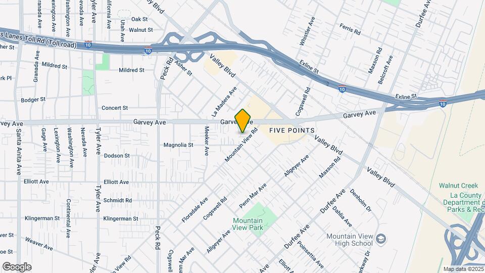 2823 Mountain View Rd Map and Location Details