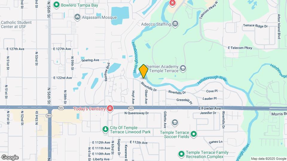 12137 Riverhills Dr Mapa y Detalles de la Ubicación