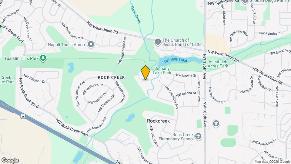 5160 NW Neakahnie Ave Map and Location Details