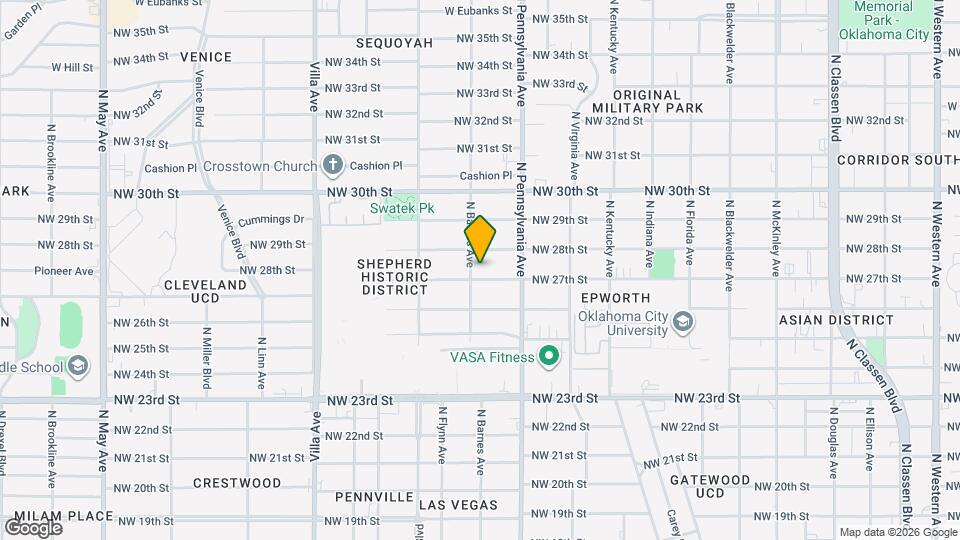 2137 NW 27th St Map and Location Details