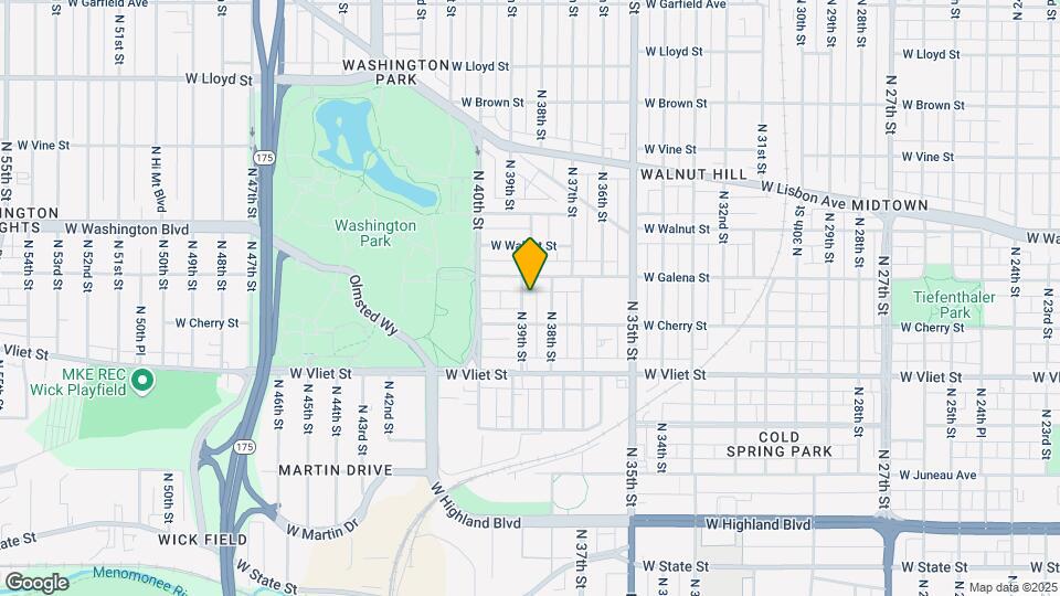 1534 N 39th St Mapa y Detalles de la Ubicación