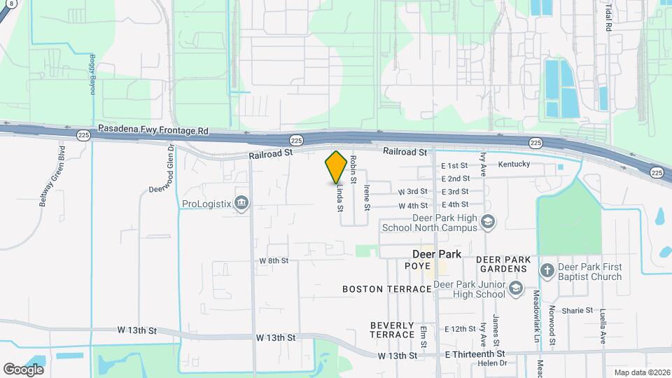 222 Linda St Map and Location Details