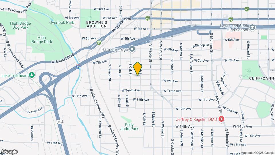 1706 W 9th Ave Mapa y Detalles de la Ubicación